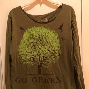 Go Green Earth Day shirt